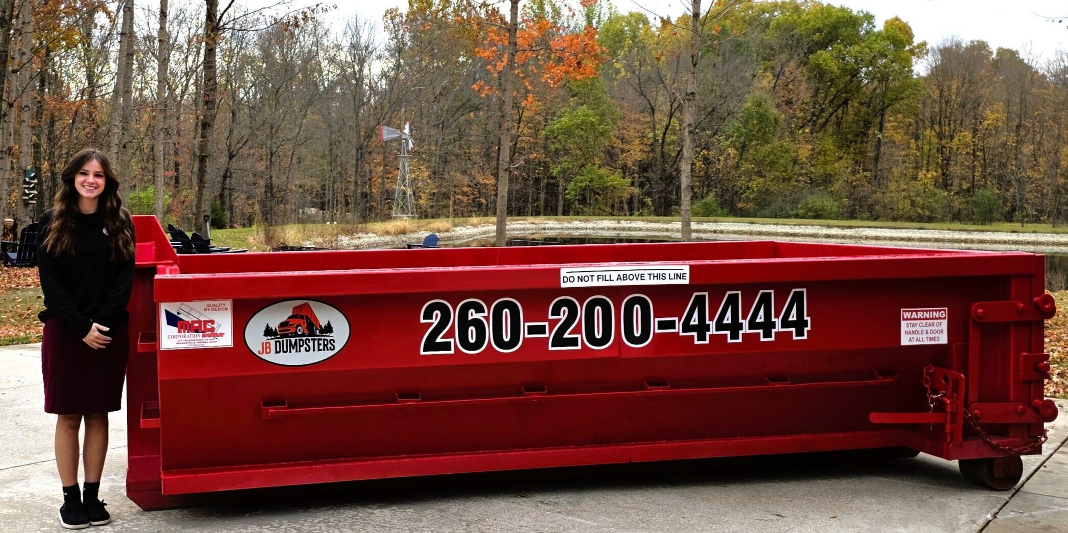 Dumpster 10 yard residential